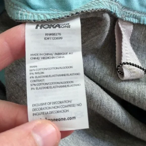 HOKA U All-Day Hoodie for All Men’s Large/Women’s XL blue green